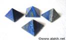 Lapis Lazule pyramids 23-28mm